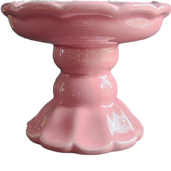 Cobwebs and Cauldrons Pink Halloween Ceramic & Glass Jar Pedestal, Pumpkin - Picture 3 of 10